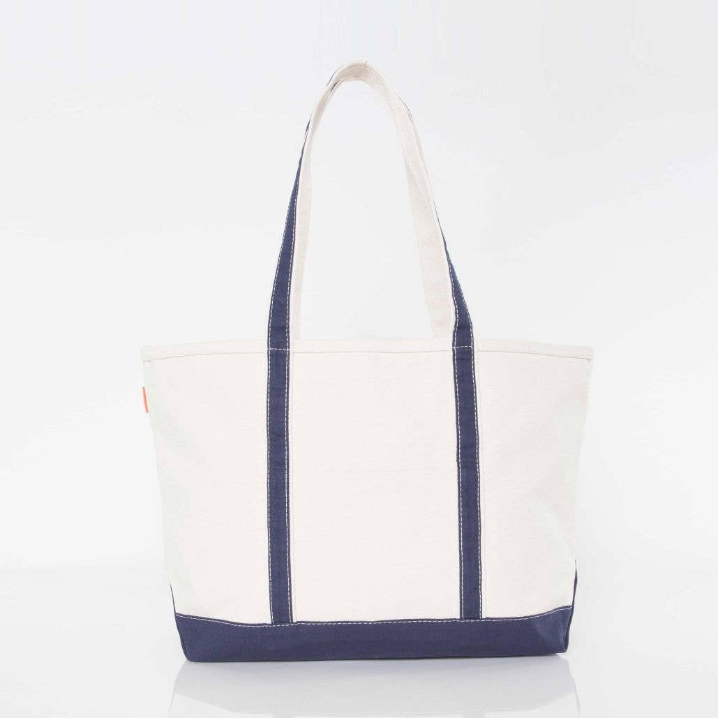 Large Classic Tote: Navy