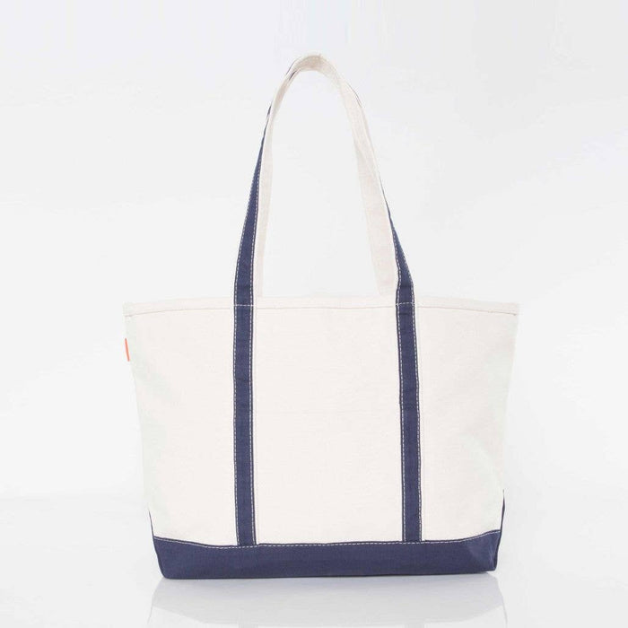 Large Classic Tote: Navy