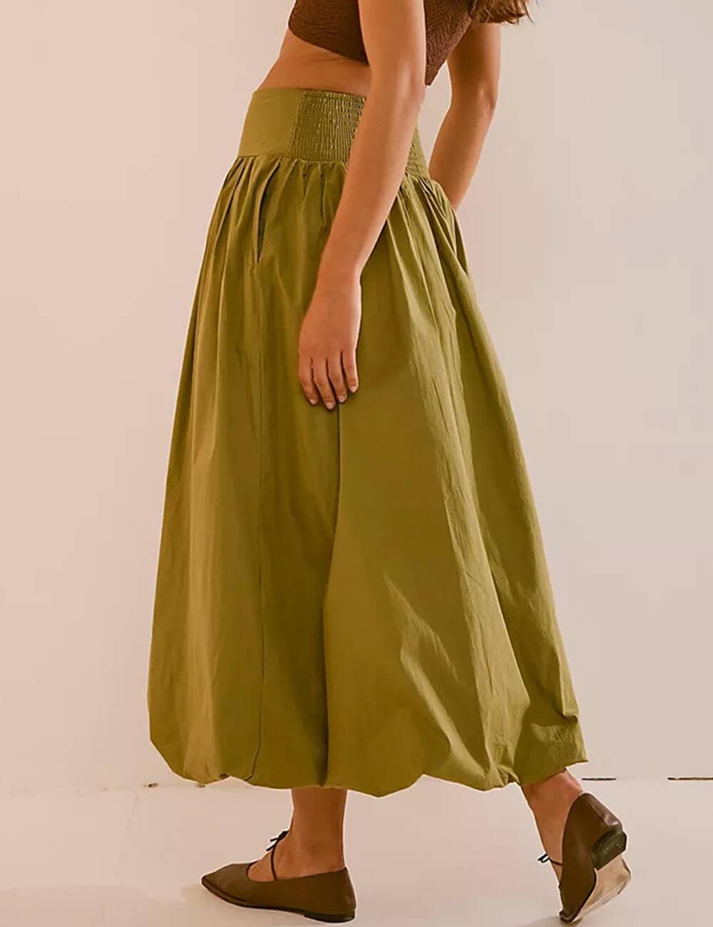 Moss Bubble Skirt
