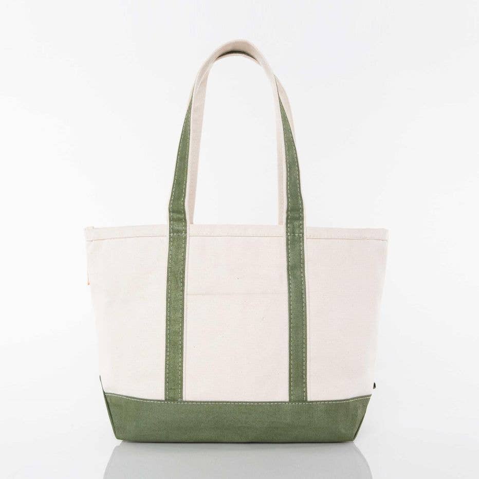 Medium Metallics Classic Tote: Silver