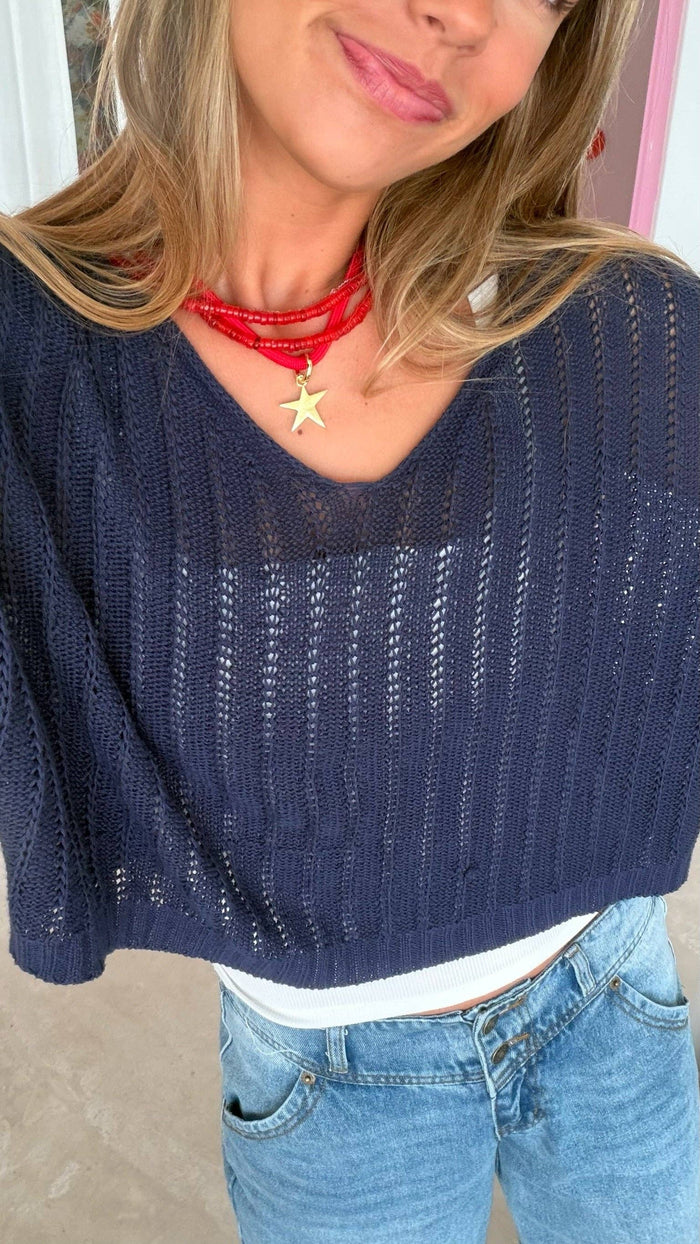 Flare Cord Necklace: 14 Inches