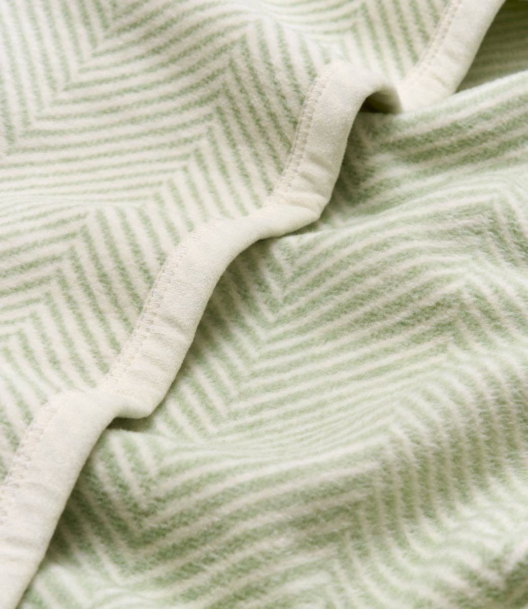 Mini Harborview Herringbone Sprout Green Chappy Wrap