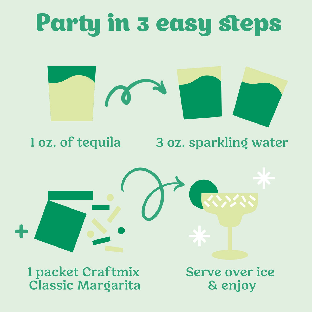 Single Packet Classic Margarita Mixer