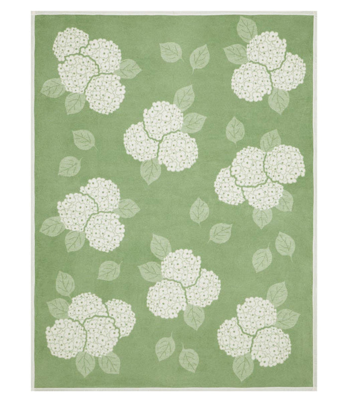 CHAPPY WRAP Hydrangeas Sage Blanket