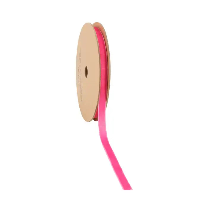 23 Colors | 3/8" Velvet Ribbon | 10 Yard Roll: Scarlet