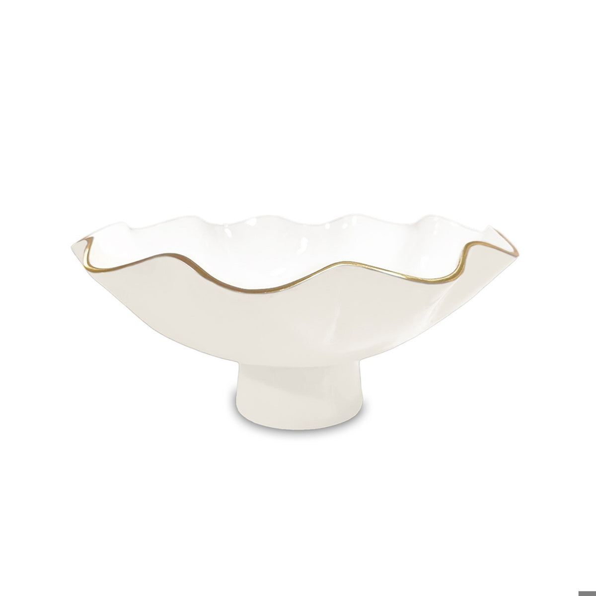 ENCANTO Carola Small Pedestal (Cream and White)