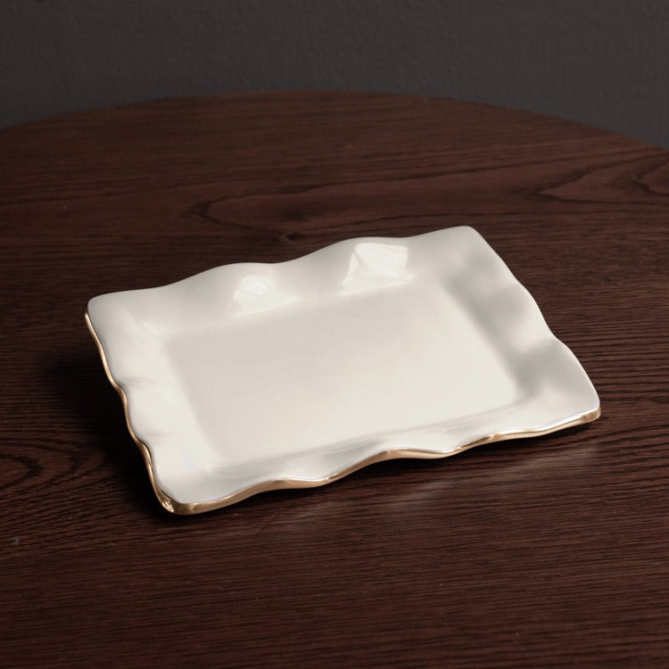 ENCANTO Vento Small Rectangular Tray (Cream)