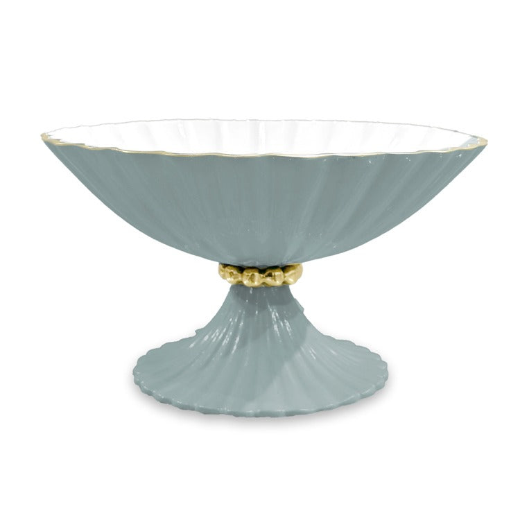 ENCANTO Vienna Small Pedestal (Slate and White)