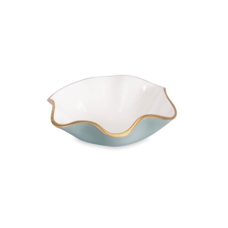 ENCANTO  Carola Small Round Bowl (Slate and White)