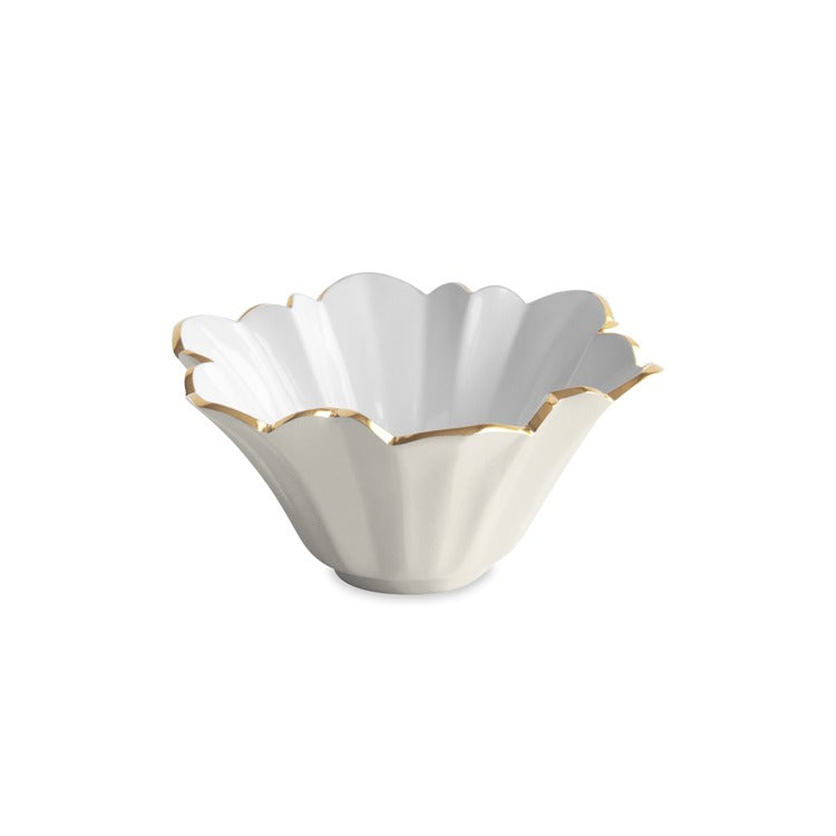 ENCANTO Avril Small Bowl (Cream and White)