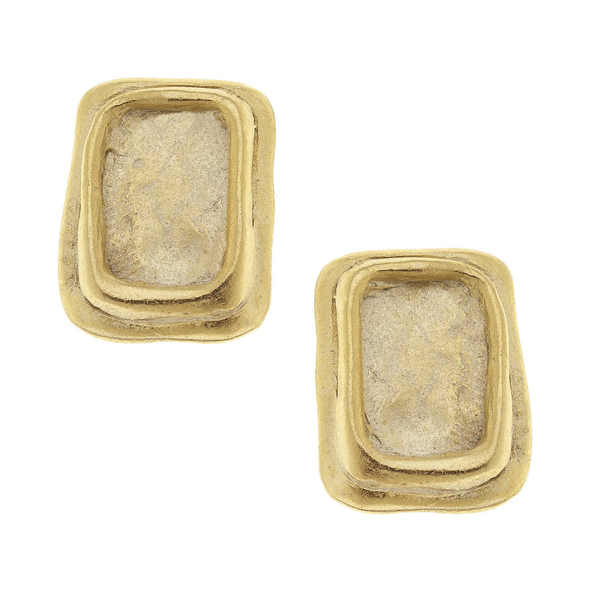Gold Pierced Earrings