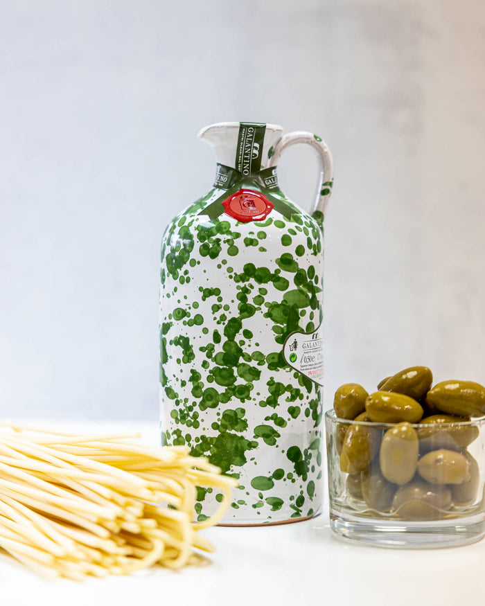 Fantasia Extra Virgin Olive Oil Ceramic - Green by Galantino