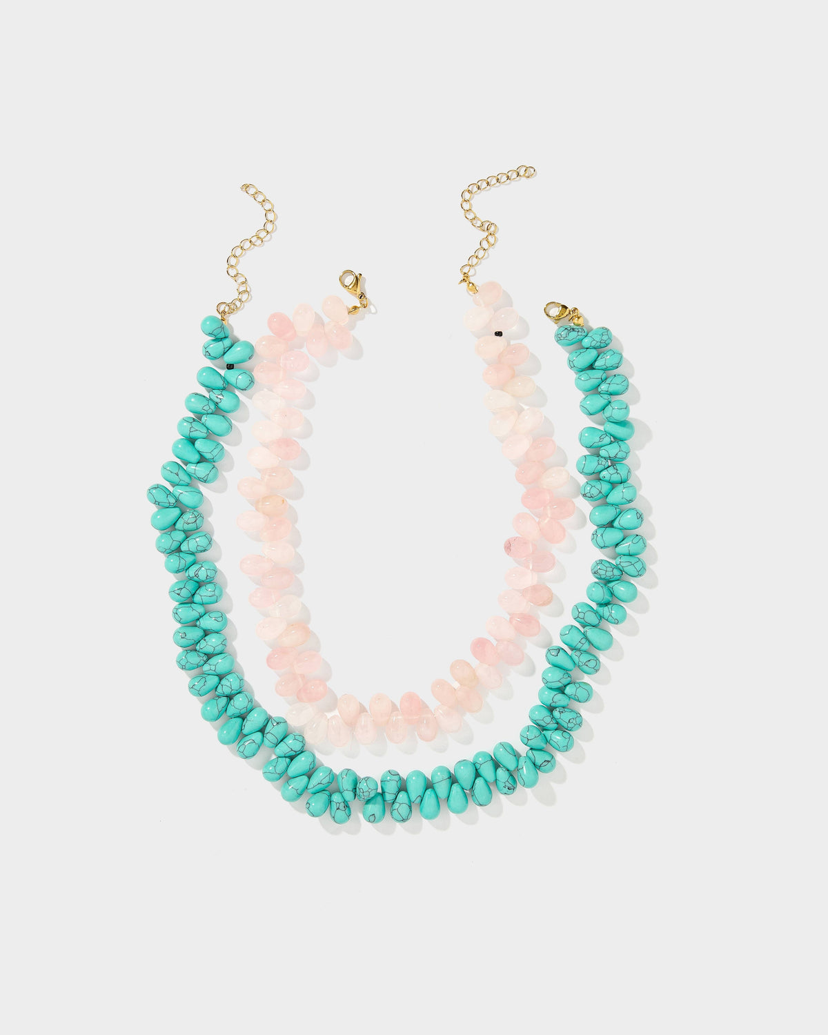 Turquoise Cluster Necklace