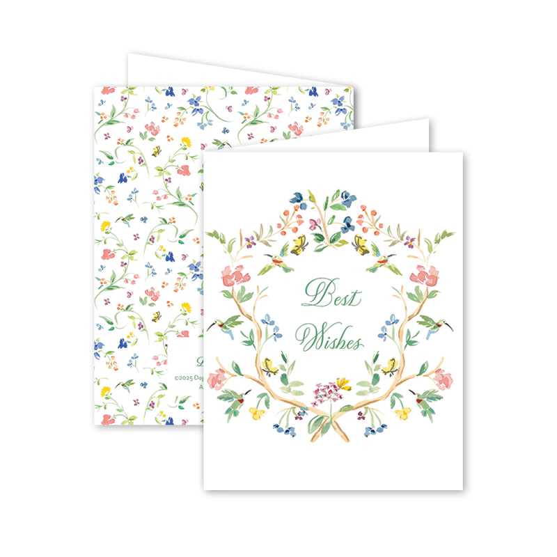 Hummingbird Wedding: Single Card