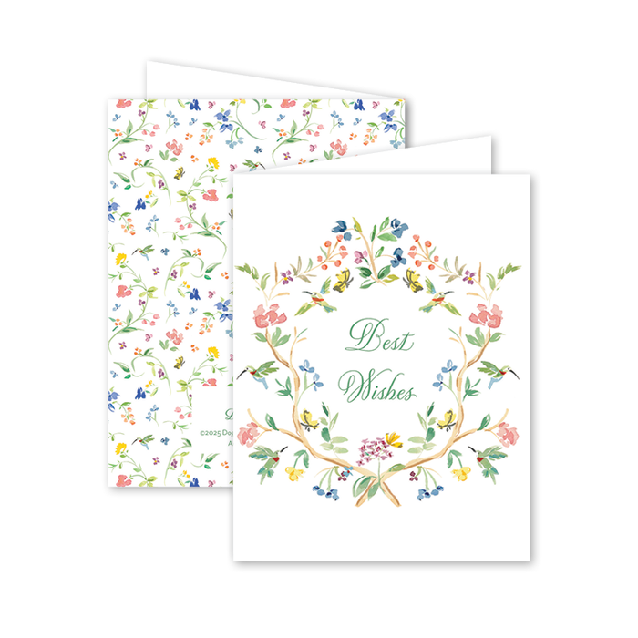 Hummingbird Wedding: Single Card