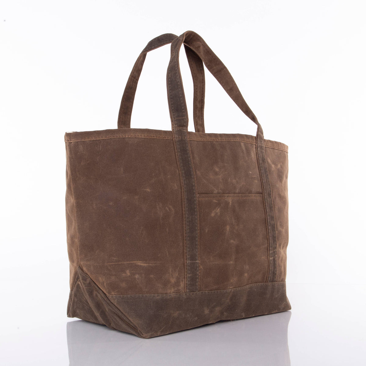 Waxed Large Classic Tote: Slate