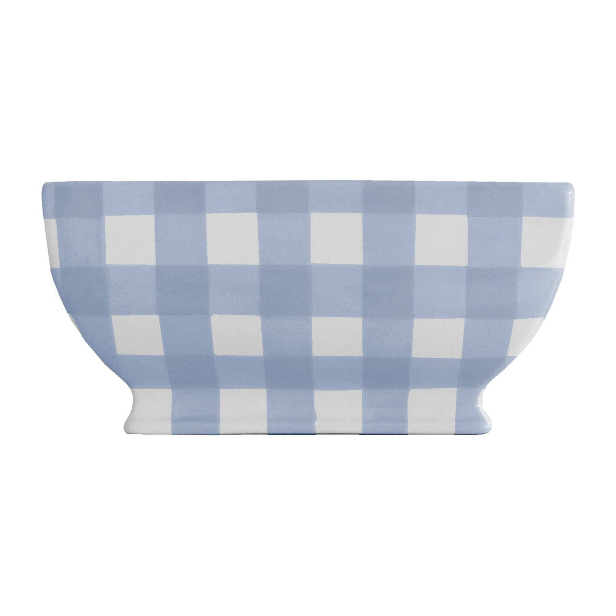 Pink Gingham Planter