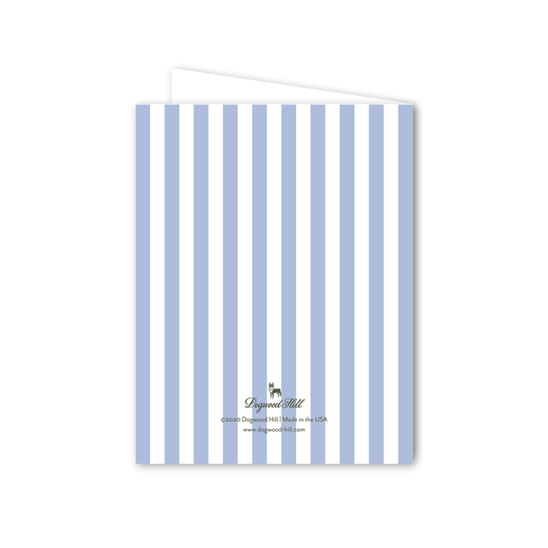 Blue Hydrangea Wedding: Single Card