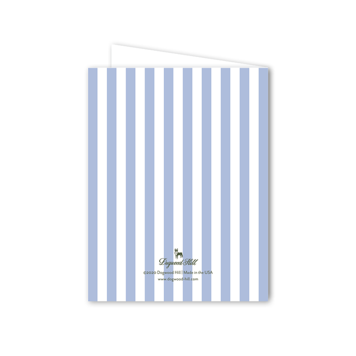 Blue Hydrangea Wedding: Single Card