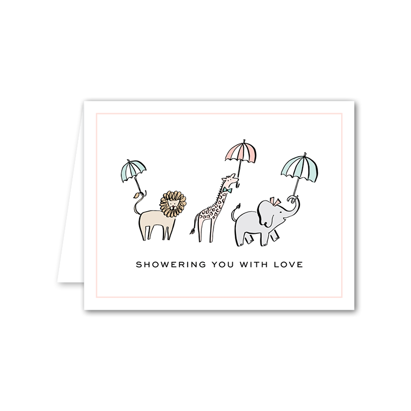 Shower Animals: Single Card
