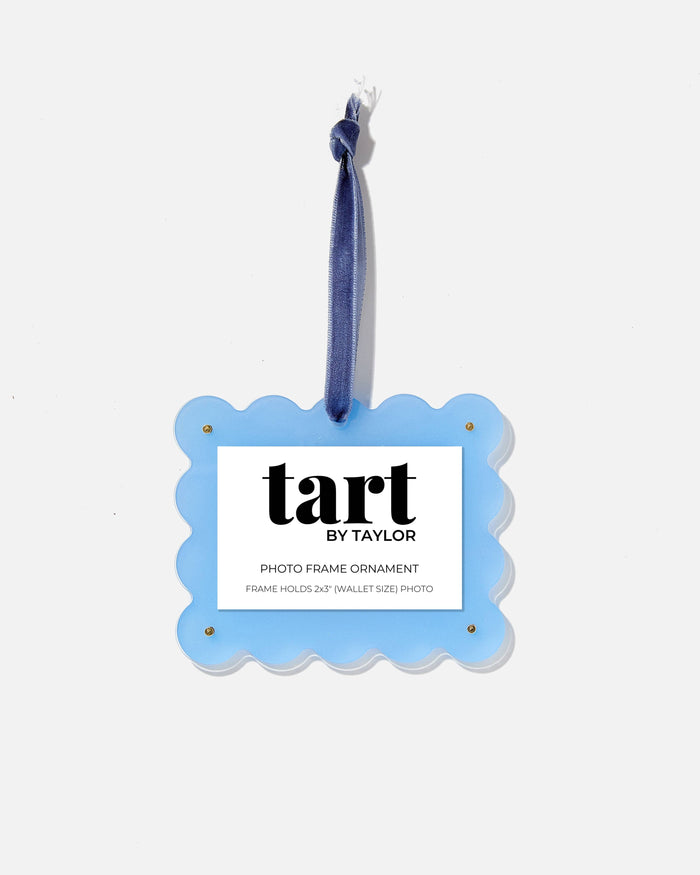 Denim Blue Frame Ornament