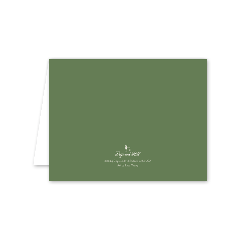 Maison de Frédéric Green Thank You: Single Card