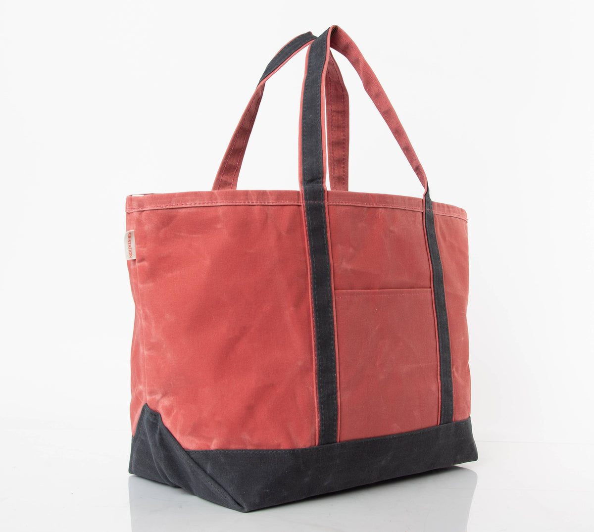 Waxed Large Classic Tote: Slate