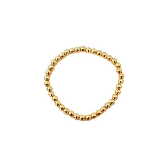 4mm Classic Bead Bracelet