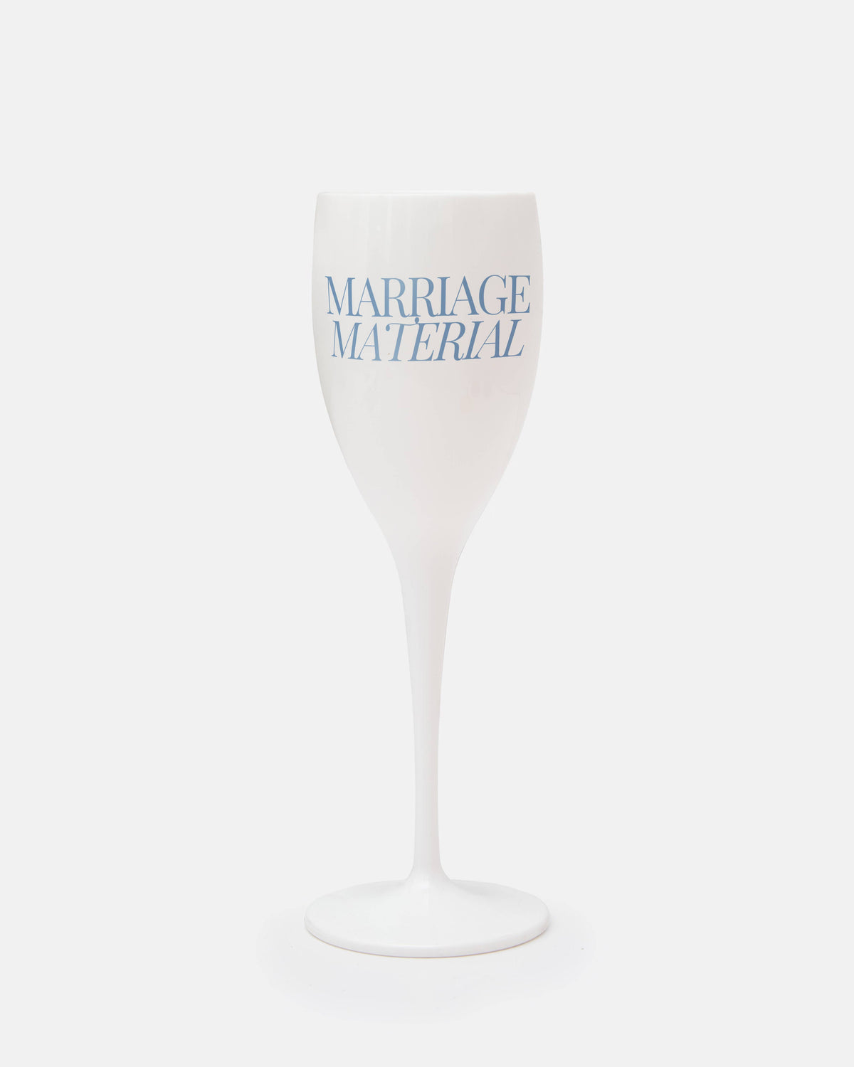 Marriage Material Champagne Flute
