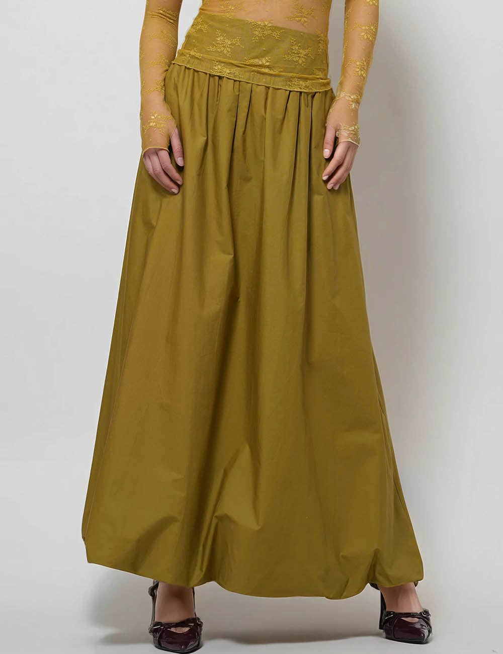 Moss Bubble Skirt