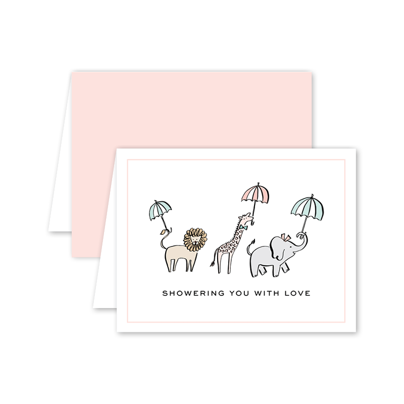 Shower Animals: Single Card