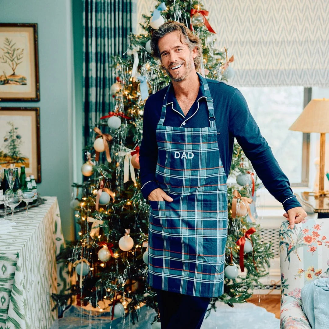 Weezie Plaid Men's Apron