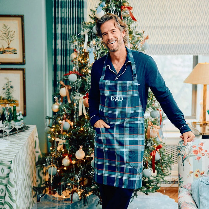 Weezie Plaid Men's Apron