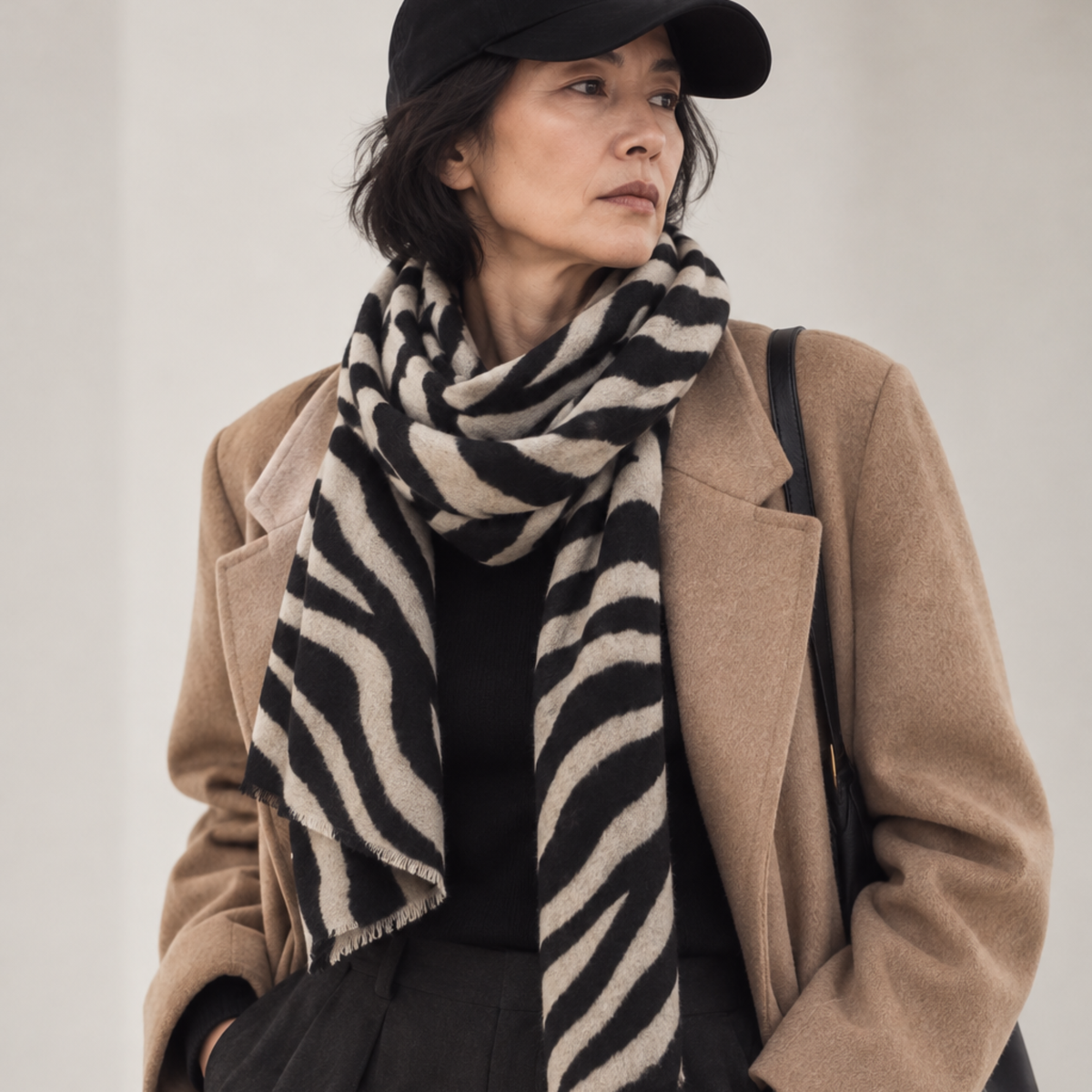 Zebra Oversized Scarf