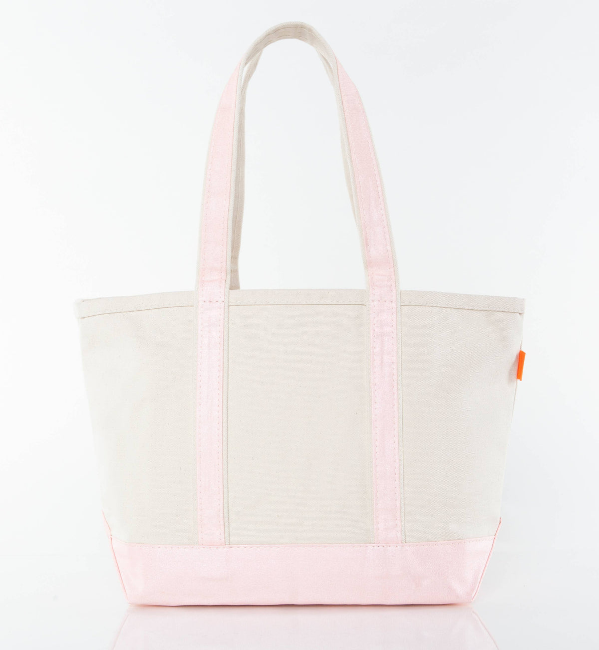 Medium Metallics Classic Tote: Silver