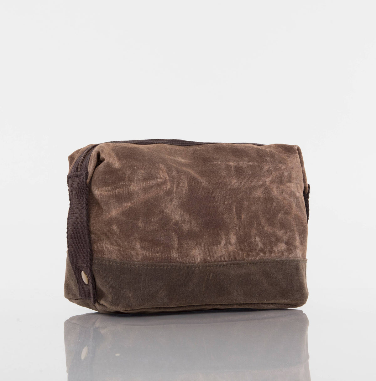 Waxed Dopp Kit: Olive
