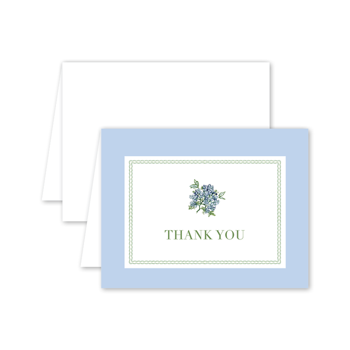 Christine's Hydrangeas Thank You: Single Card