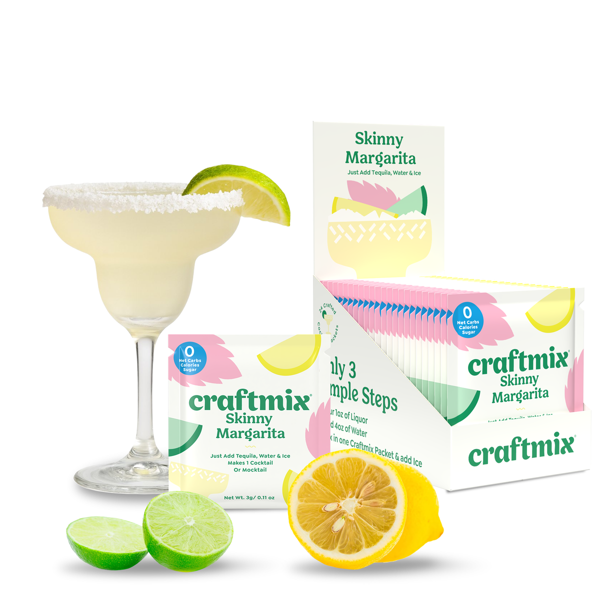 Single Packet Skinny Margarita Mixer
