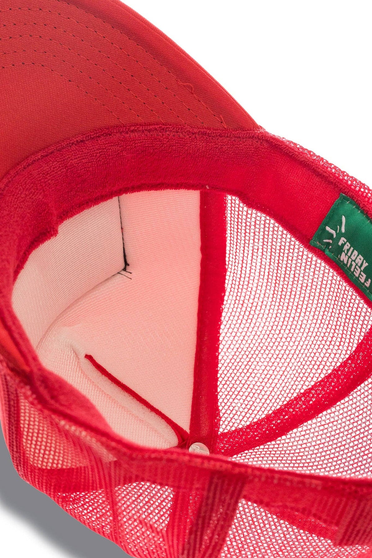 C'est La Vie Trucker Hat in Red
