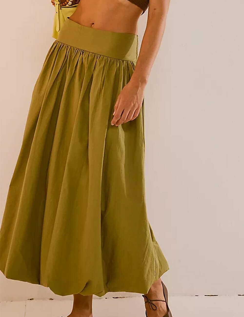 Moss Bubble Skirt