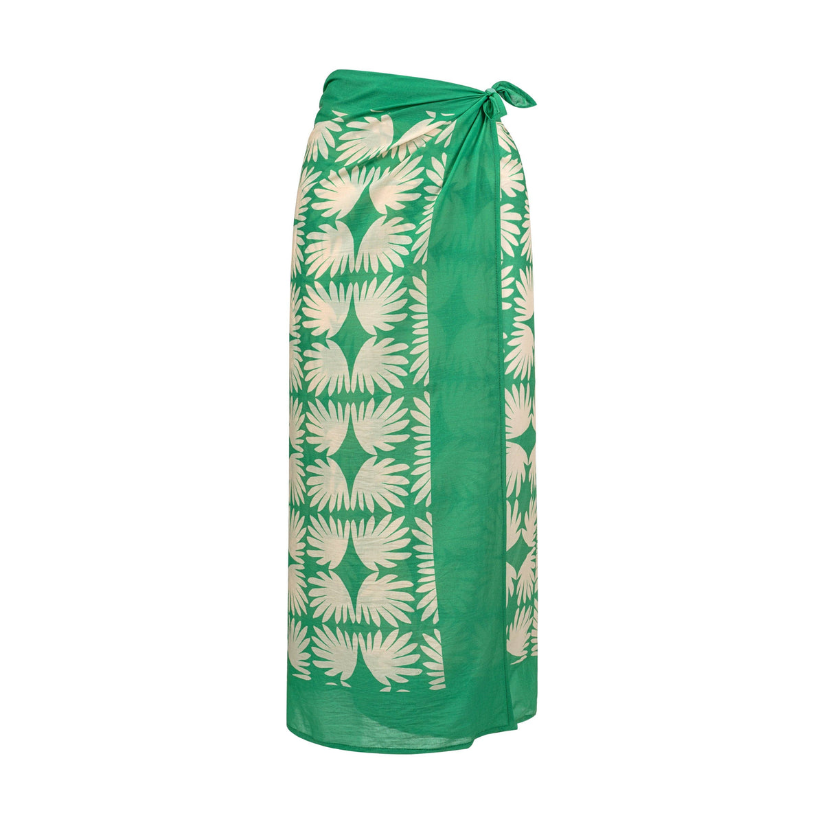 Viridian Tile Sarong: One Size