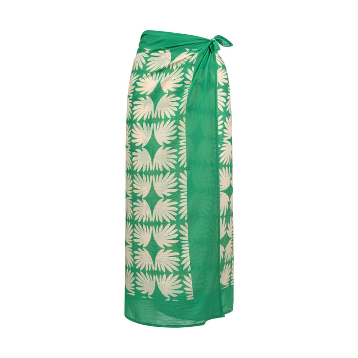 Viridian Tile Sarong: One Size