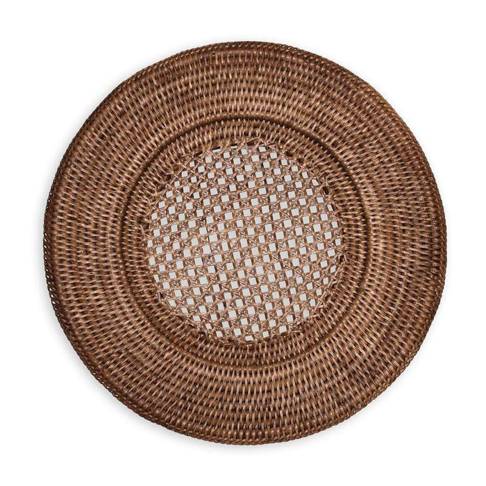 Rattan Round Charger Plate Rattan Dinner Plate-Round