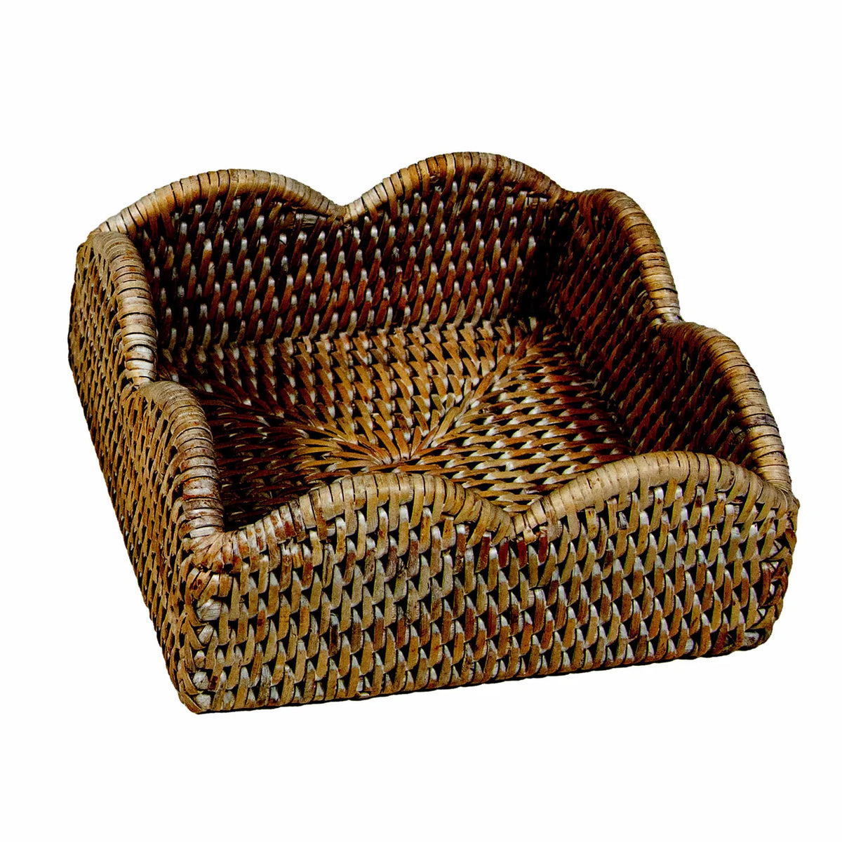 Rattan Scallop Lunch Nap Holder