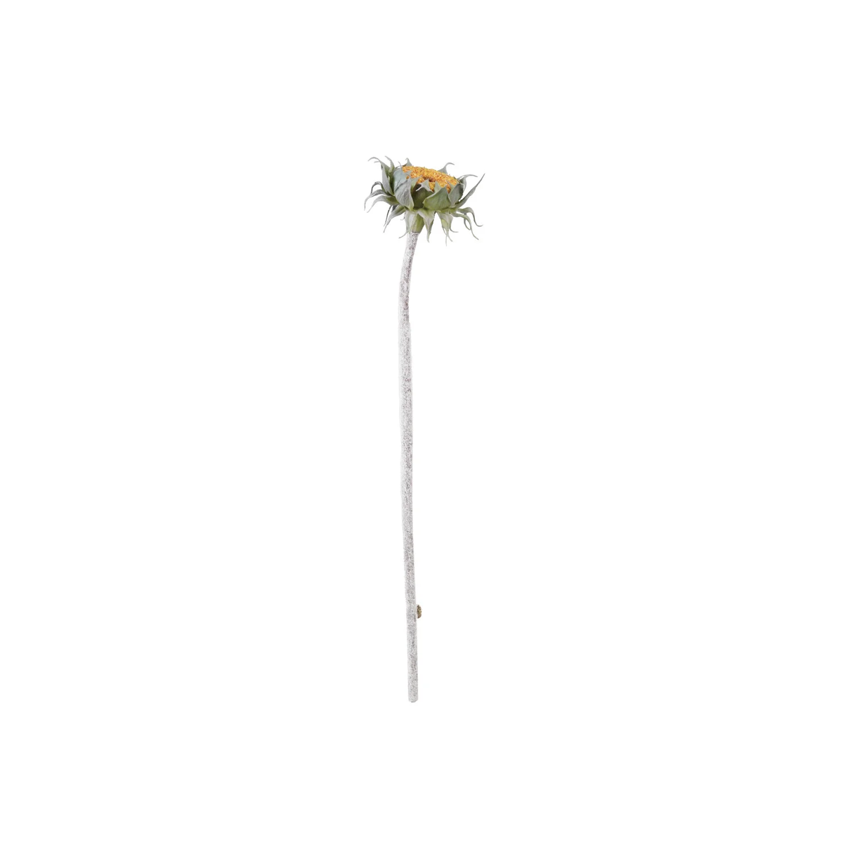 Faux Sunflower Stem, Yellow