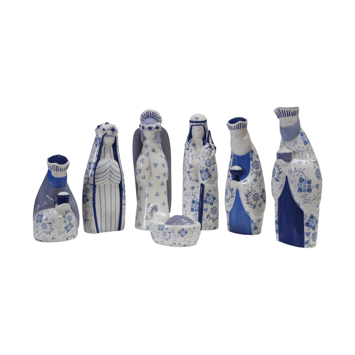 Blue and White Chinoiserie Nativity