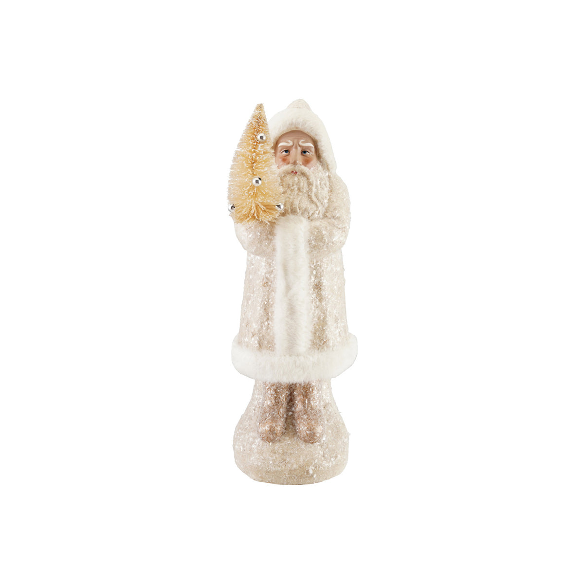 Champagne Santa with Tree