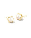 KENDRA SCOTT ASHTON PEARL STUD EARRINGS