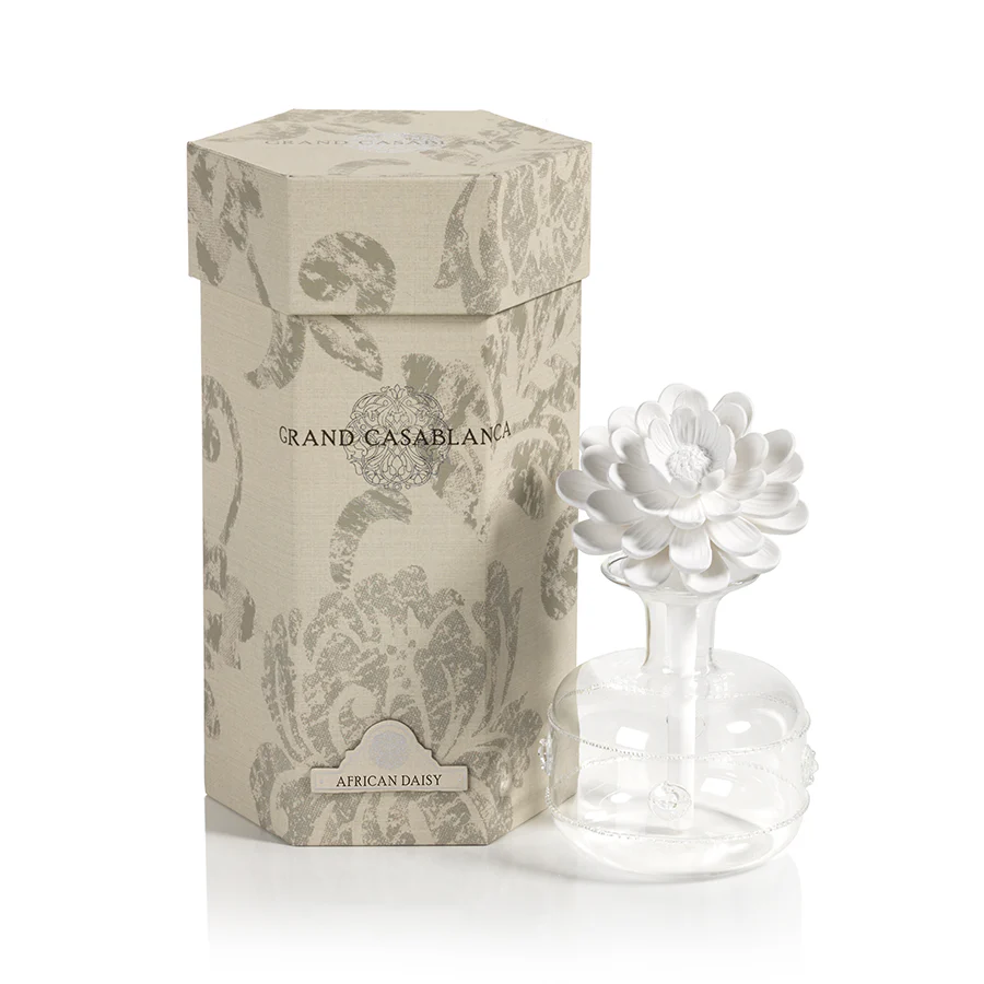 White Hibiscus Grand Casablanca Porcelain Diffuser