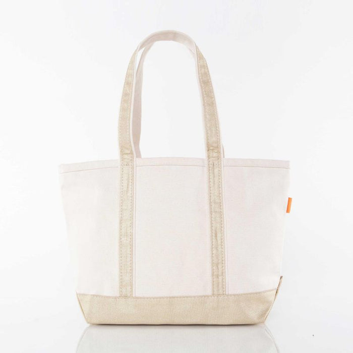Gold Metallic Medium Tote